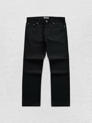 MODIFIED MFG.CO SLIM BOOT CUT BLACK DENIM PANTS