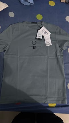 Fred Perry Monogram T-Shirt Stockport Blue