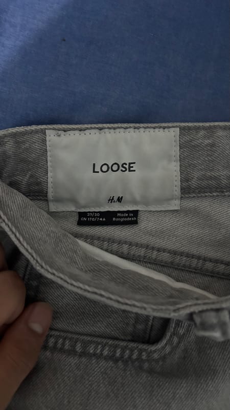 H&M Denim Grey Loose, foto 2