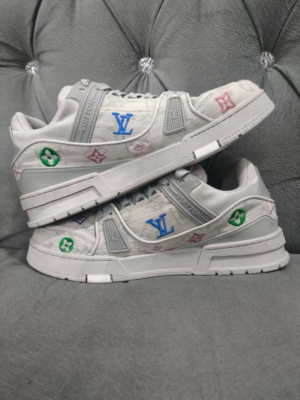 Louis Vuitton LV Trainer Monogram Denim, foto 4