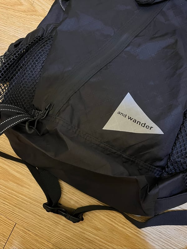 And Wander Ecopak 30L Backpack - Black, foto 3