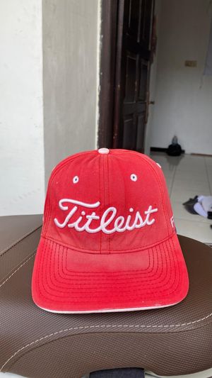 Titleist Luxury Sportswear Hat Pria red