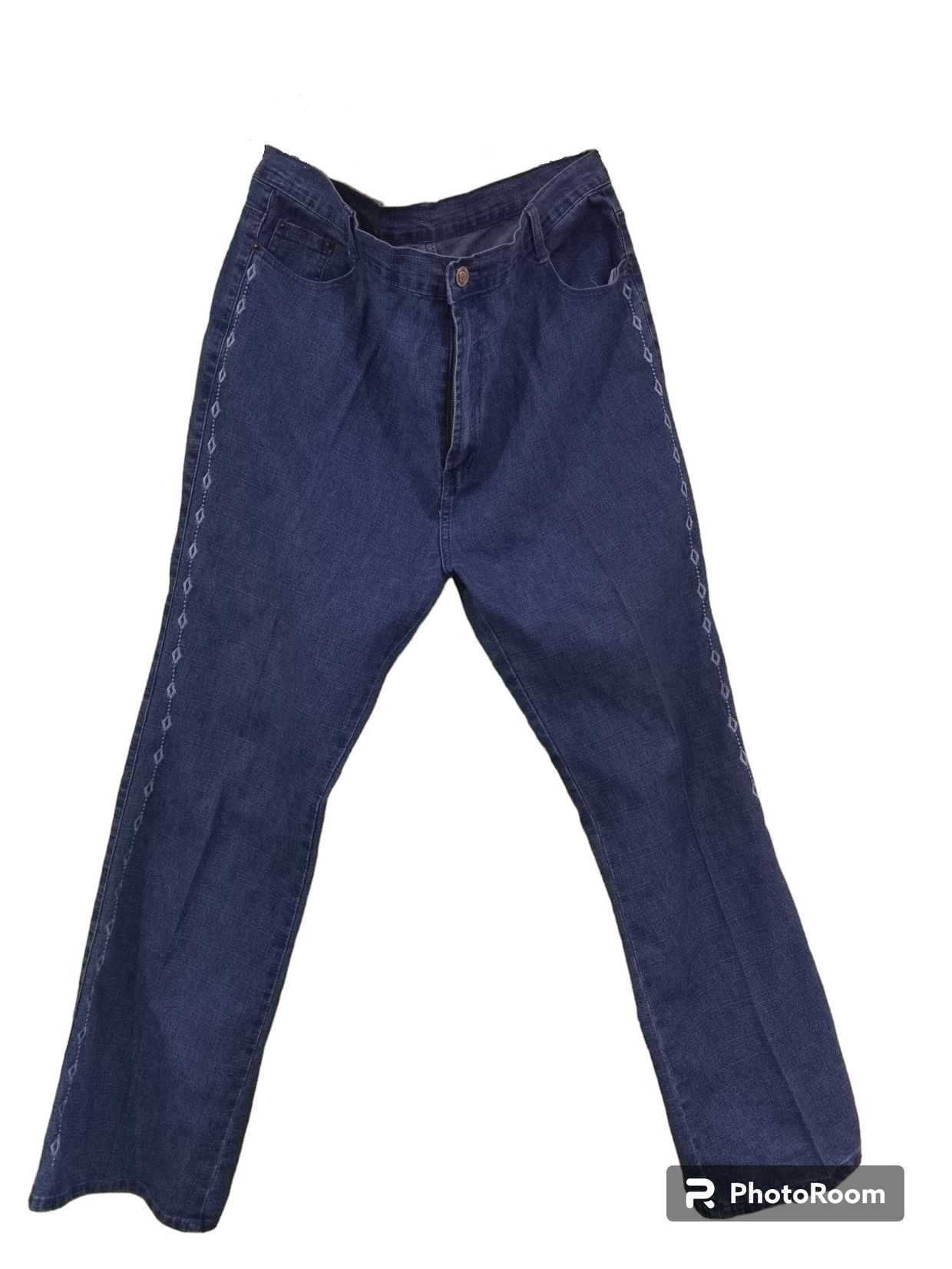 Streetwear Minimalist Mom jeans Wanita blue