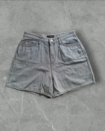 Clip Denim Short Pants