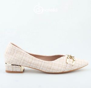Casual Heels Wanita cream