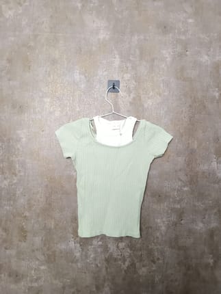 ZARA Kids - Atasan Rib 2-in-1 Style-Size 9-10(140cm)