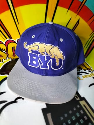 Vintage BYU Cougars / Topi Bisbol