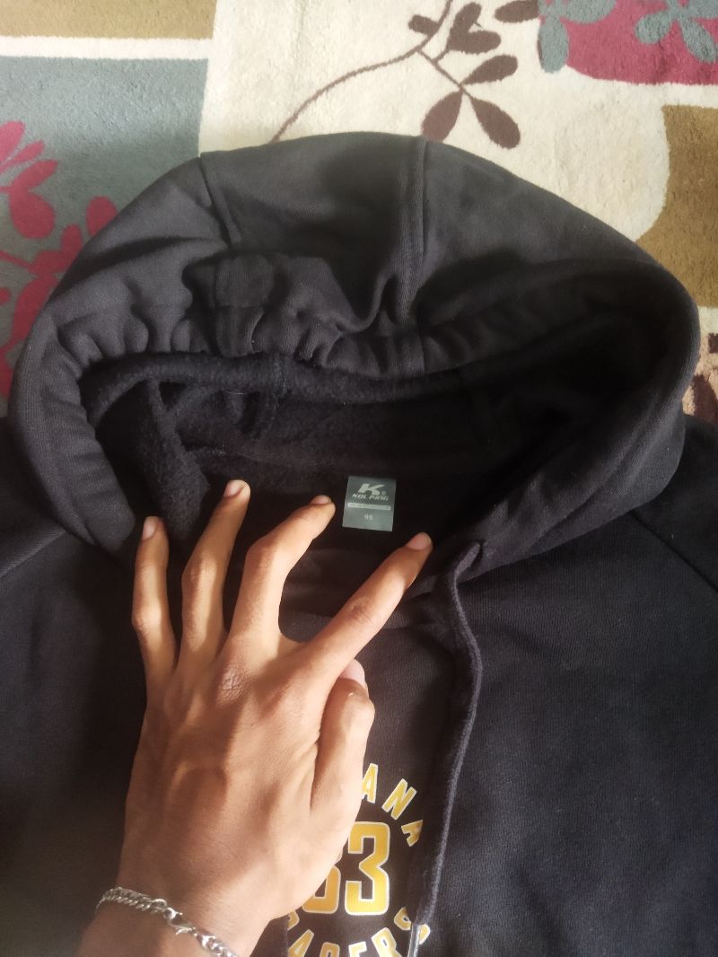 Casual Hoody Pria black, foto 2