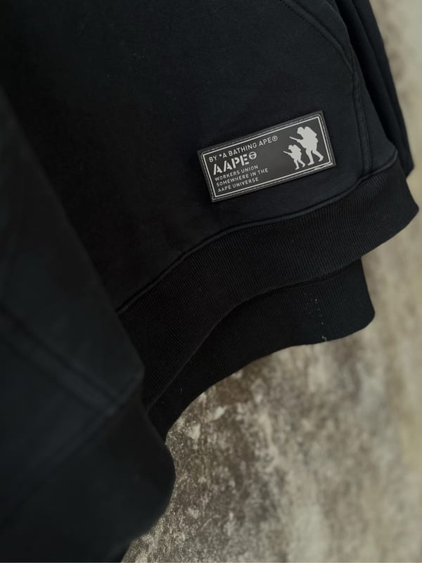 Aape Double Layared Hoodie size Xlarge, foto 8
