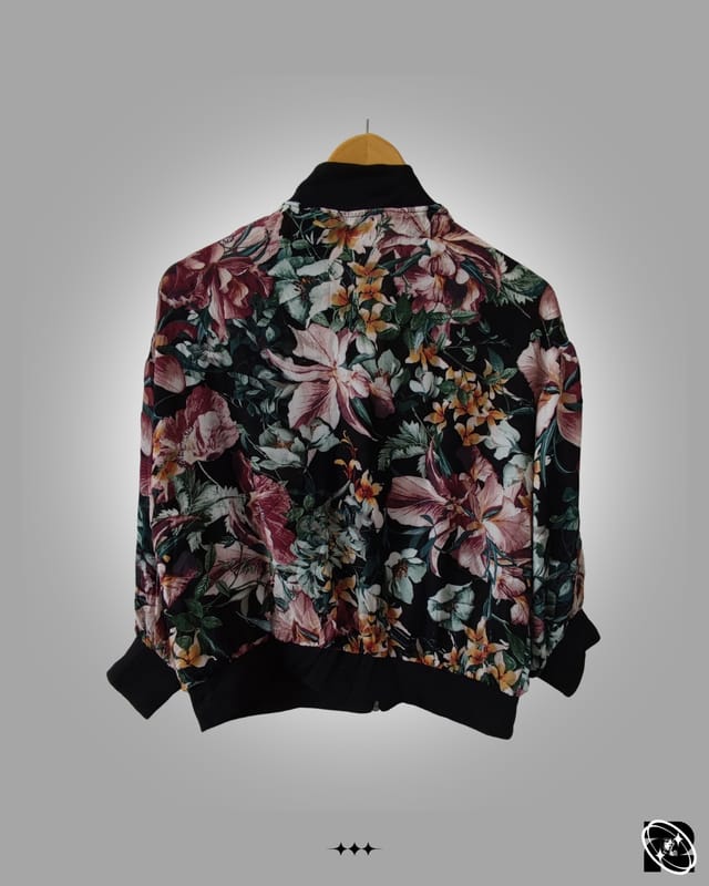 Jaket Bomber Floral VENCE EXCHANGE, foto 2