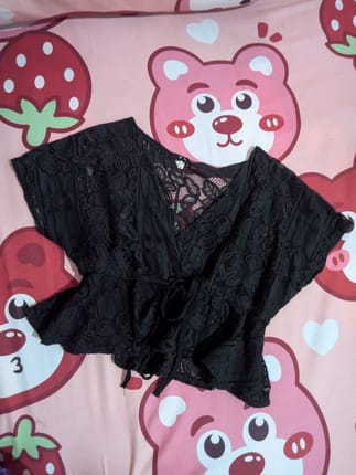 croptop brokat