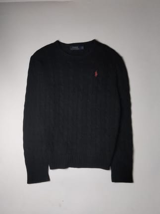Cable knit ralphlauren black