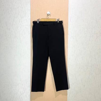 Work Pants MUSINSA STANDARD Hitam Slim Fit Size 30