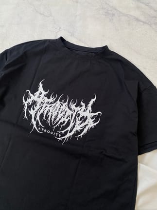 Atrocity Gothic Metal Y2K Longsleeve Layered Tshirt