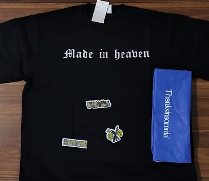 Tshirt Typo Ezoza Black Thanksinsomnia