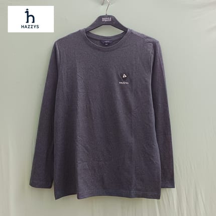 HAZZYS Kaos Lengan Panjang Pria Premium