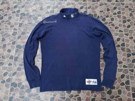 Vintage 90s New York Yankees mock neck turtle neck majestic