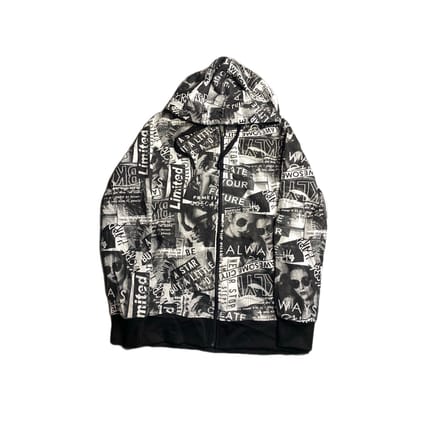 2000s magazine full printed hoodie