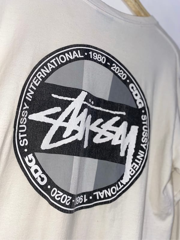 STUSSY X CDG KAOS PANJANG, foto 7