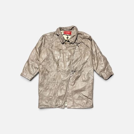 Vera Pelle Italy Vintage Leather Coat Jacket