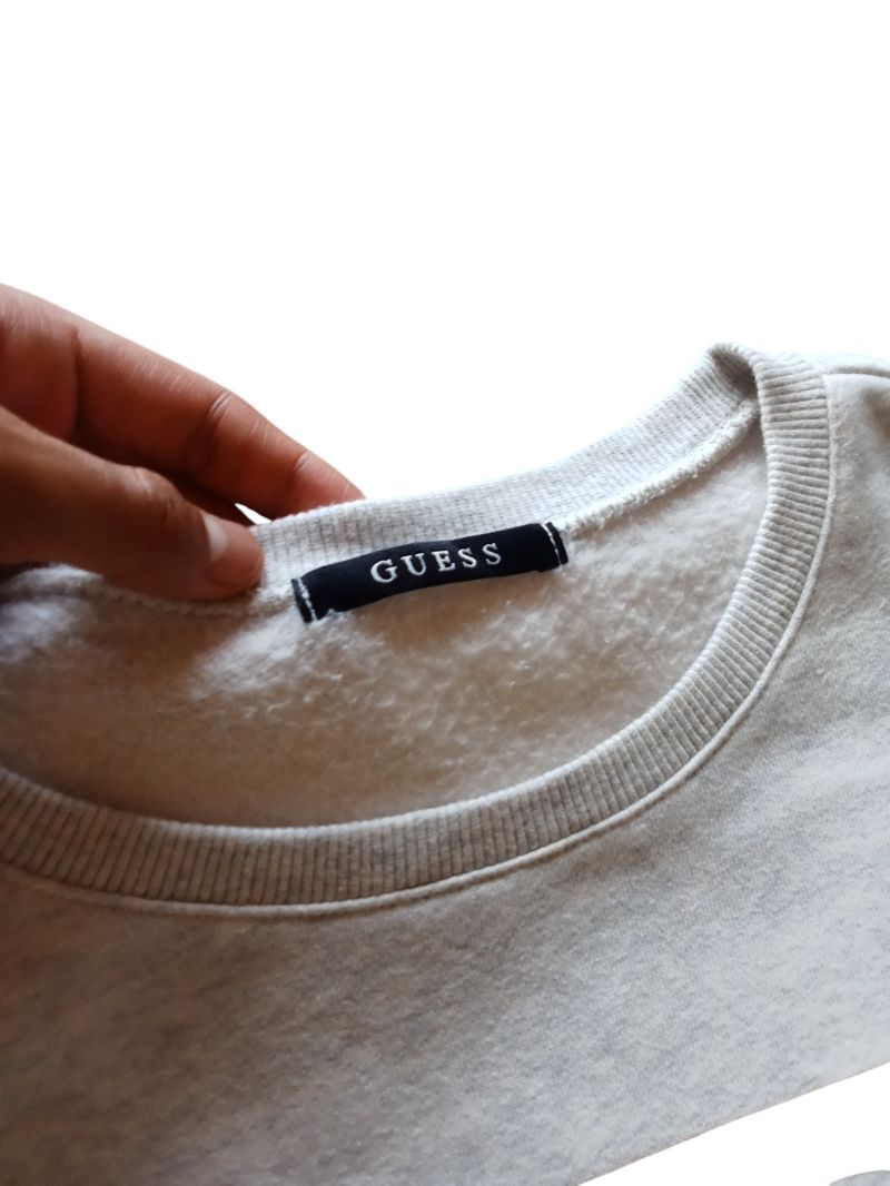 Guess Casual Sweater Pria silver, foto 5