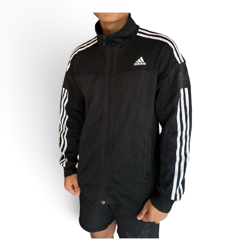 Jacket Tracktop Adidas Hitam pekat, foto 3