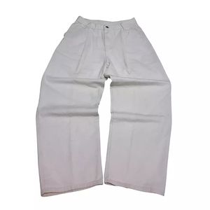 Japanese brand Streetwear Y2K Jeans Pria white