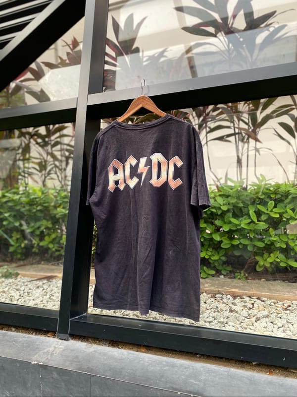 Acdc mega print hell’s bells, foto 3