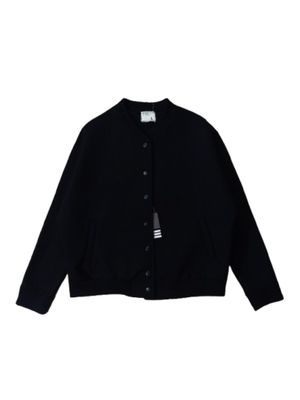 Japanese brand Streetwear Minimalist Bomber jacket Pria black