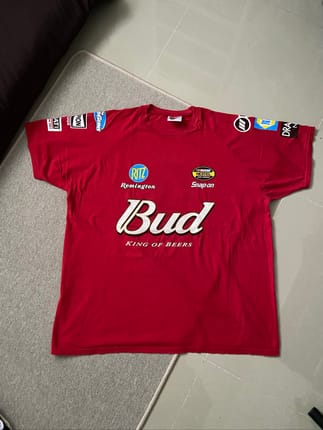 Vintage dale earnhardt jr.budweiser racing tshirt