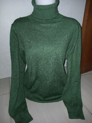 Futurist Sweatshirt Wanita green