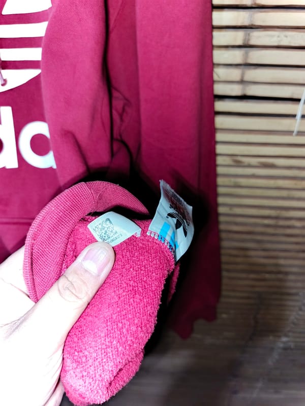ADIDAS BIG LOGO FRONT BEHIND HOODIE, foto 6