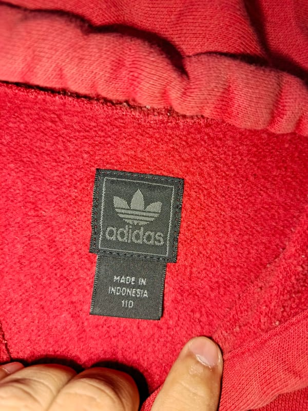 ADIDAS BIG LOGO FRONT BEHIND HOODIE, foto 4