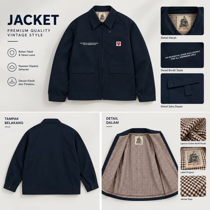 work jacket Jakarta vibes not detroit vol 1