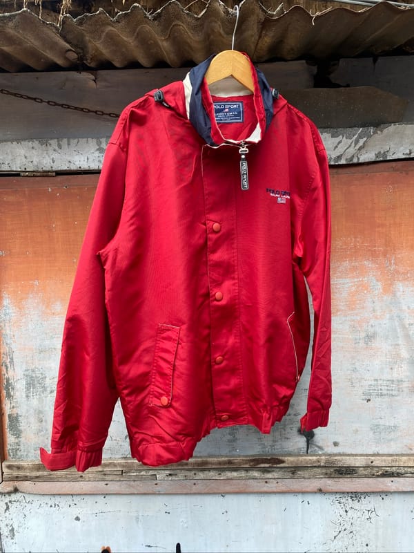 Vintage 90’s Windbraker Polo sport Jacket, foto 2
