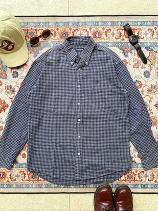 Kemeja Flannel Tebal Uniqlo Second