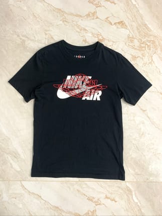 Nike Air Jordan Big Logo Black Tees
