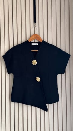 Formal knit kimono