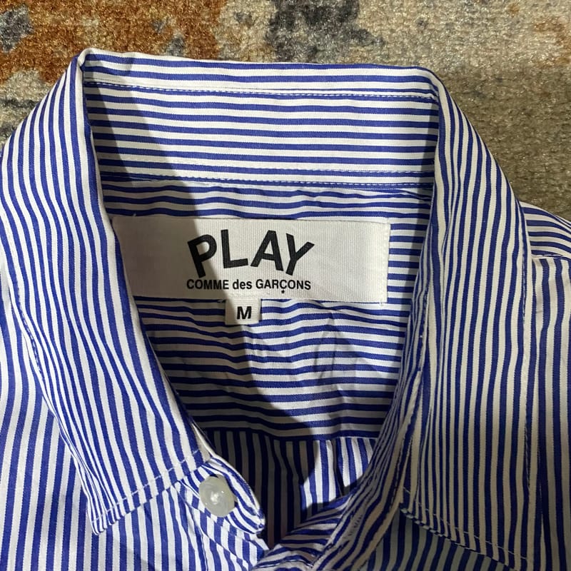 KEMEJA STRIPE PLAY CDG, foto 3
