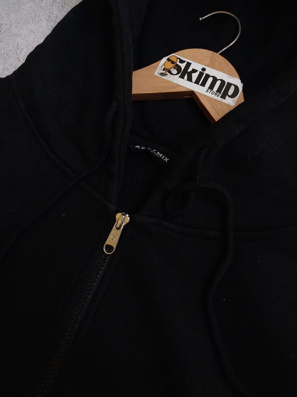 XEXYMIX CROP HOODIE BLACK, foto 3