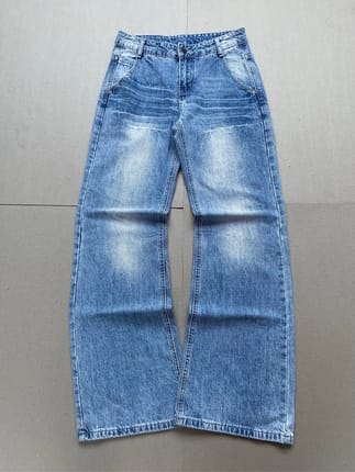 LOW BOOTCUT BLUE WASH  FEDDING DENIM KOREA