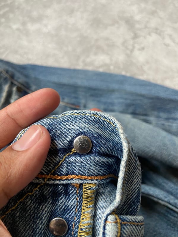 Levis 501 Blue Jeans, foto 3