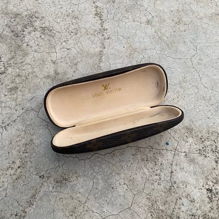 2000s Hard Case Glasses monogram Louis vuitton