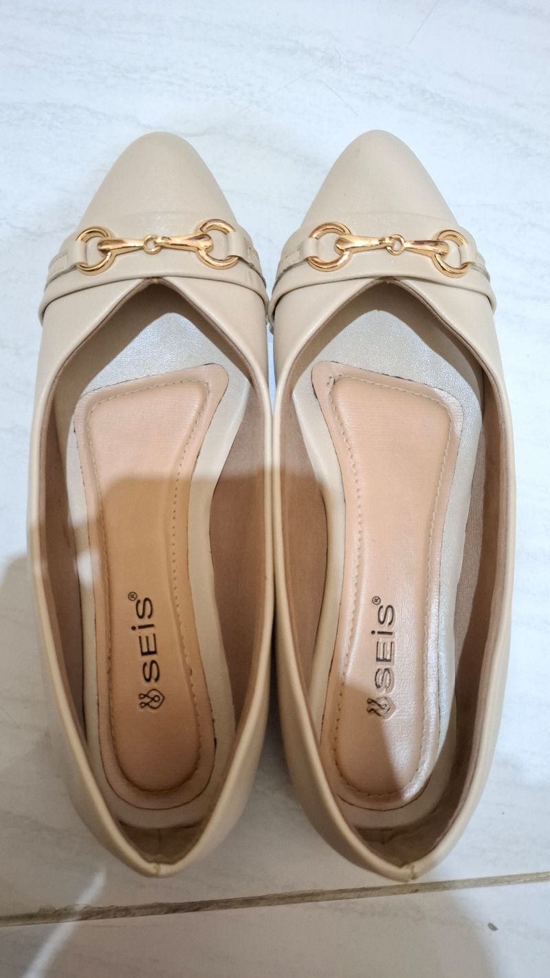 Luxury Flat Wanita cream, foto 2