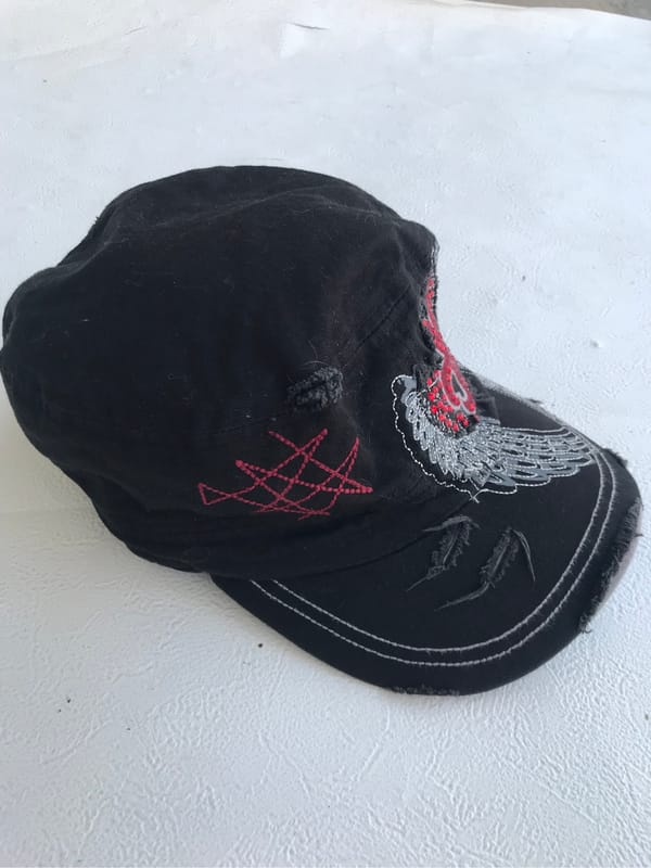 Y2K Wings Patrol Hat - Punk Emo Goth Syle, foto 4