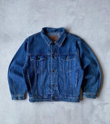 JUSTMATE BOXY FIT TRUCKER DENIM JACKET UNISEX