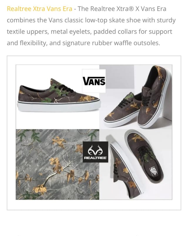 The Realtree Xtra X Vans Era, foto 5
