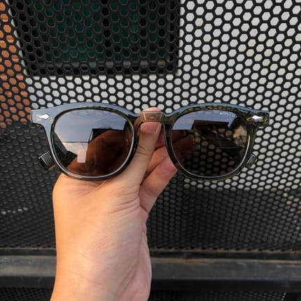 Moscot Lemtosh Classic Crystal Clear Glossy Green Sage