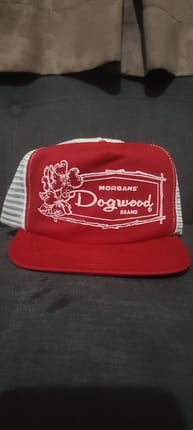Topi Vintage Morgans Dogwood Brand (Puffy Print USA)
