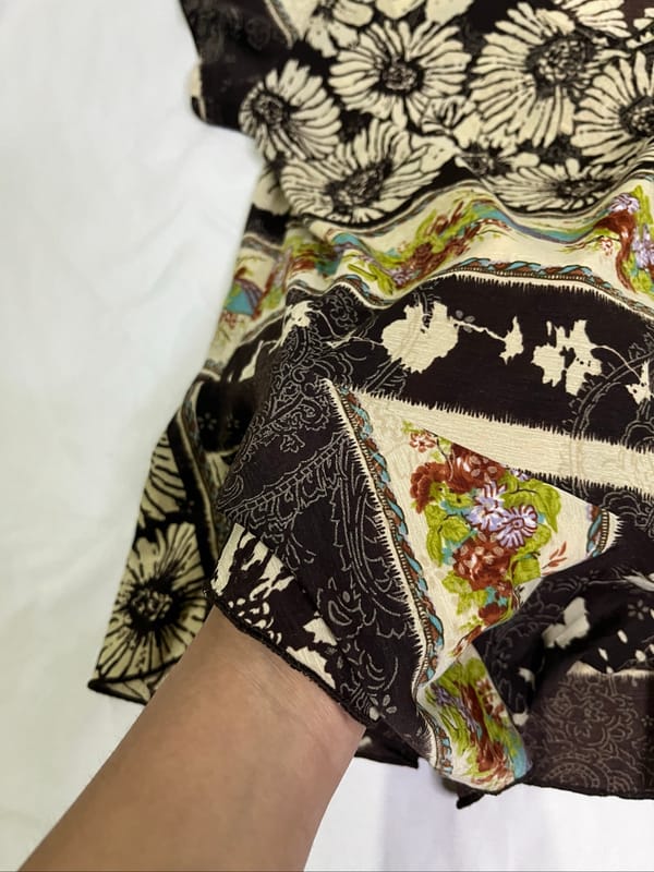 Sunflower Boho Peplum Top Vintage, foto 4